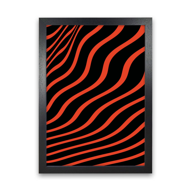 Red Vibes Art Print by Jason Stanley Black Grain
