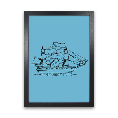 Above Sea Art Print by Jason Stanley Black Grain
