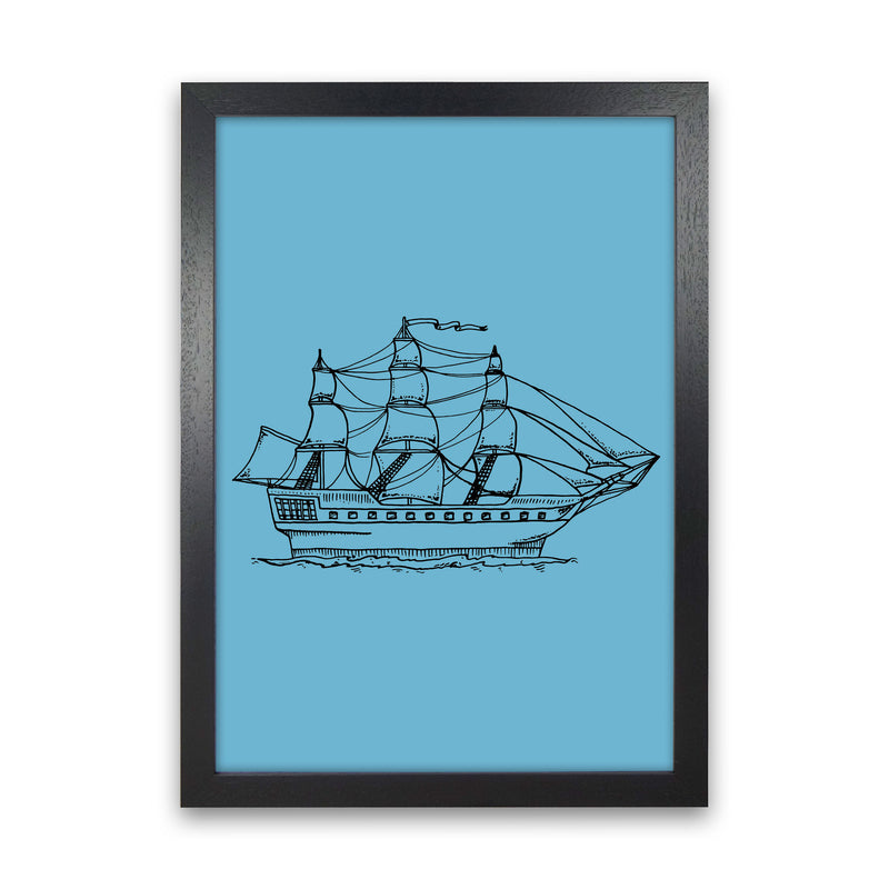 Above Sea Art Print by Jason Stanley Black Grain