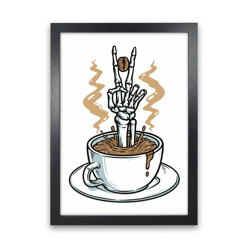 Peace!! Art Print by Jason Stanley Black Grain