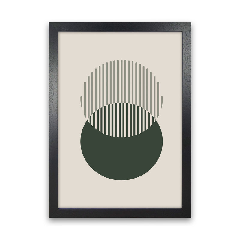 Minimal Abstract Circles III Art Print by Jason Stanley Black Grain