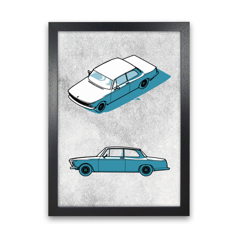 Minimal Car Series I Art Print by Jason Stanley Black Grain