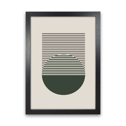 Minimal Abstract Circles I Art Print by Jason Stanley Black Grain