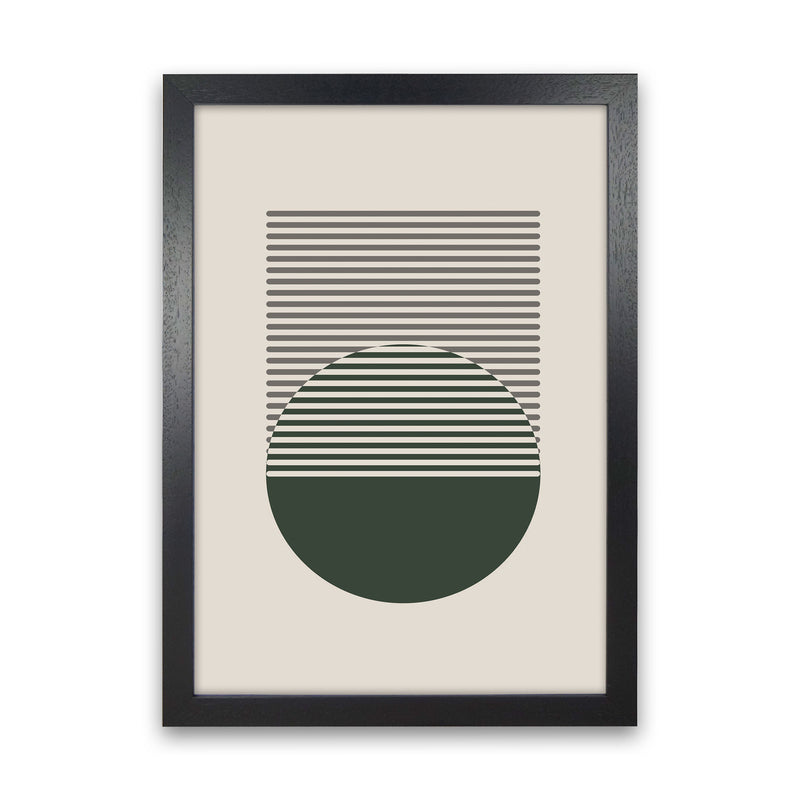 Minimal Abstract Circles I Art Print by Jason Stanley Black Grain