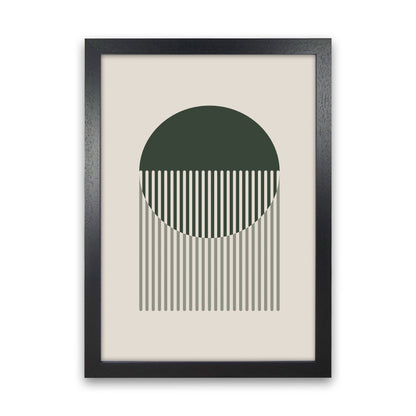 Minimal Abstract Circles IIII Art Print by Jason Stanley Black Grain