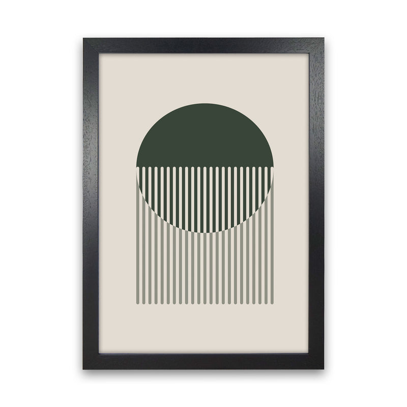 Minimal Abstract Circles IIII Art Print by Jason Stanley Black Grain
