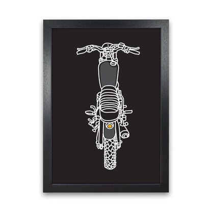 Let's Ride! Art Print by Jason Stanley Black Grain
