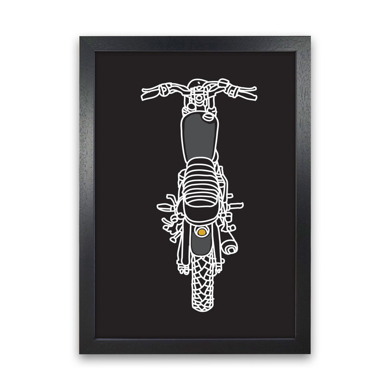 Let's Ride! Art Print by Jason Stanley Black Grain