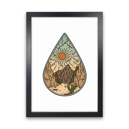 Desert Vibes II Art Print by Jason Stanley Black Grain