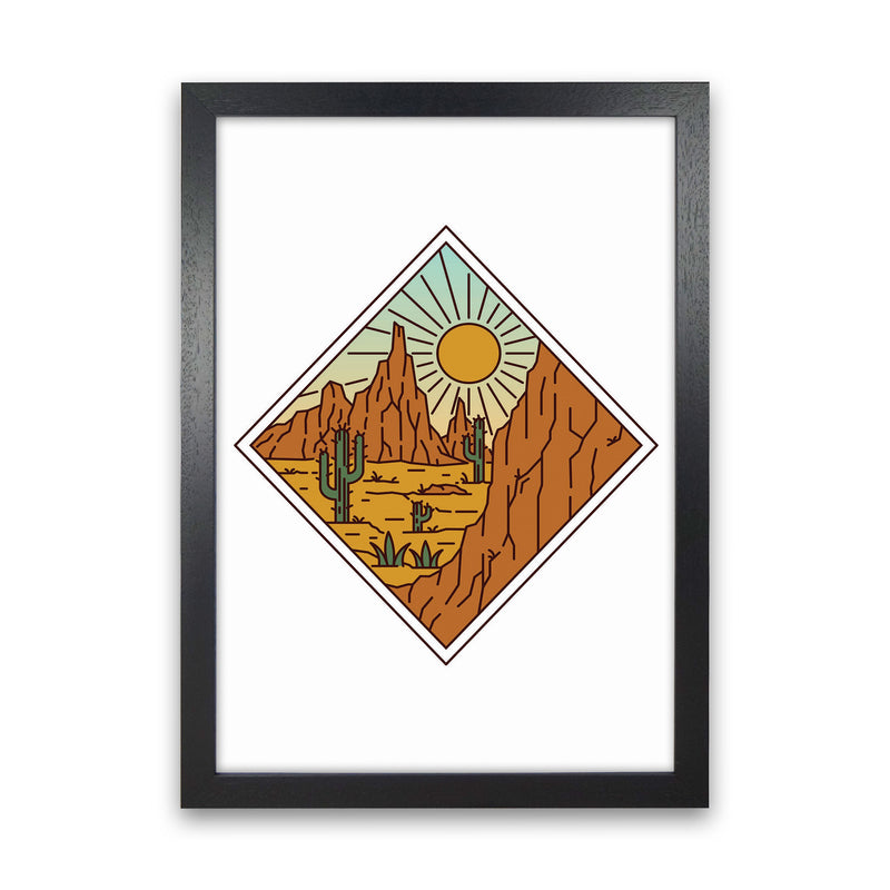 Desert Vibes Art Print by Jason Stanley Black Grain