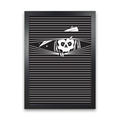 The Grim Reaper Art Print by Jason Stanley Black Grain