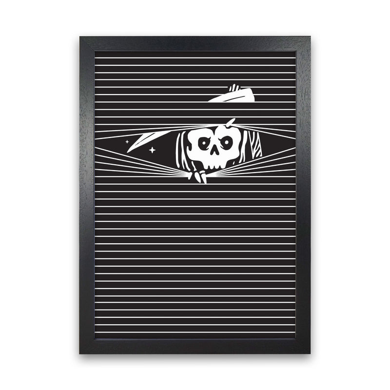 The Grim Reaper Art Print by Jason Stanley Black Grain