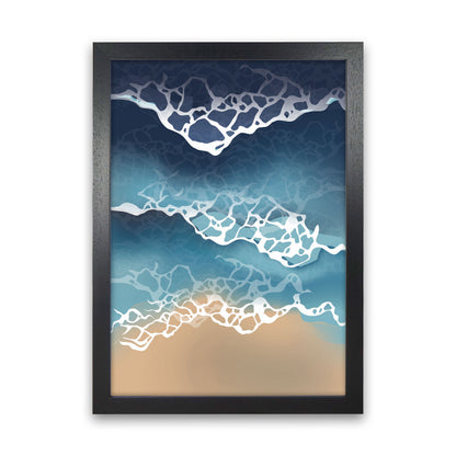 Ocean Waves Art Print by Jason Stanley Black Grain