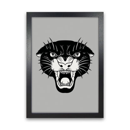 Vintage Panther Art Print by Jason Stanley Black Grain