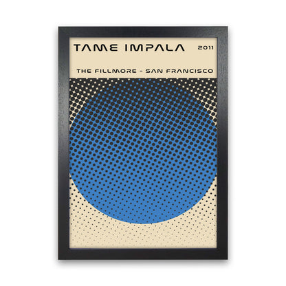 Tame Impala Live In San Francisco Art Print by Jason Stanley Black Grain