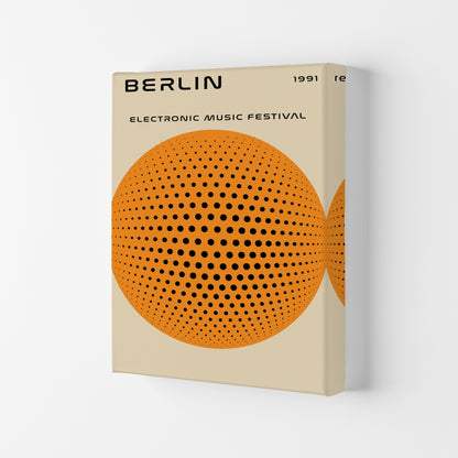 Berlin Electronic Music Festival Art Print by Jason Stanley Canvas