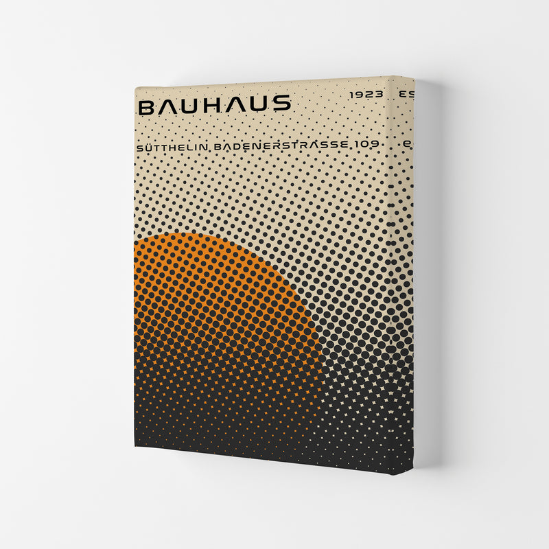 Bauhaus Geometric Yellow Vibe Art Print by Jason Stanley Canvas