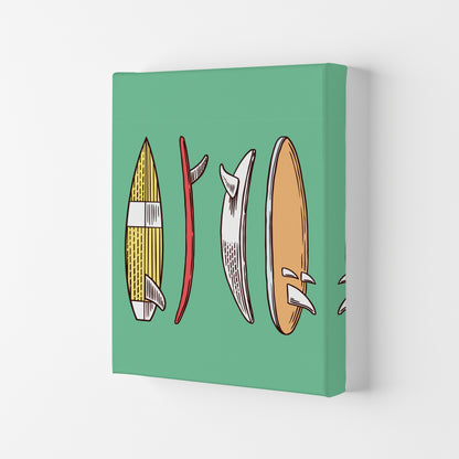 Vintage Surfboard Collection Art Print by Jason Stanley Canvas