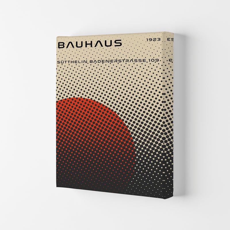 Bauhaus Geometric Red Vibe Art Print by Jason Stanley Canvas