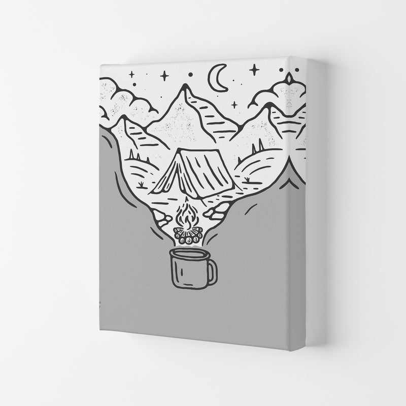 It All Started With Coffee Art Print by Jason Stanley Canvas