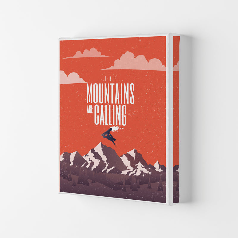 The Mountains Are Calling Art Print by Jason Stanley Canvas