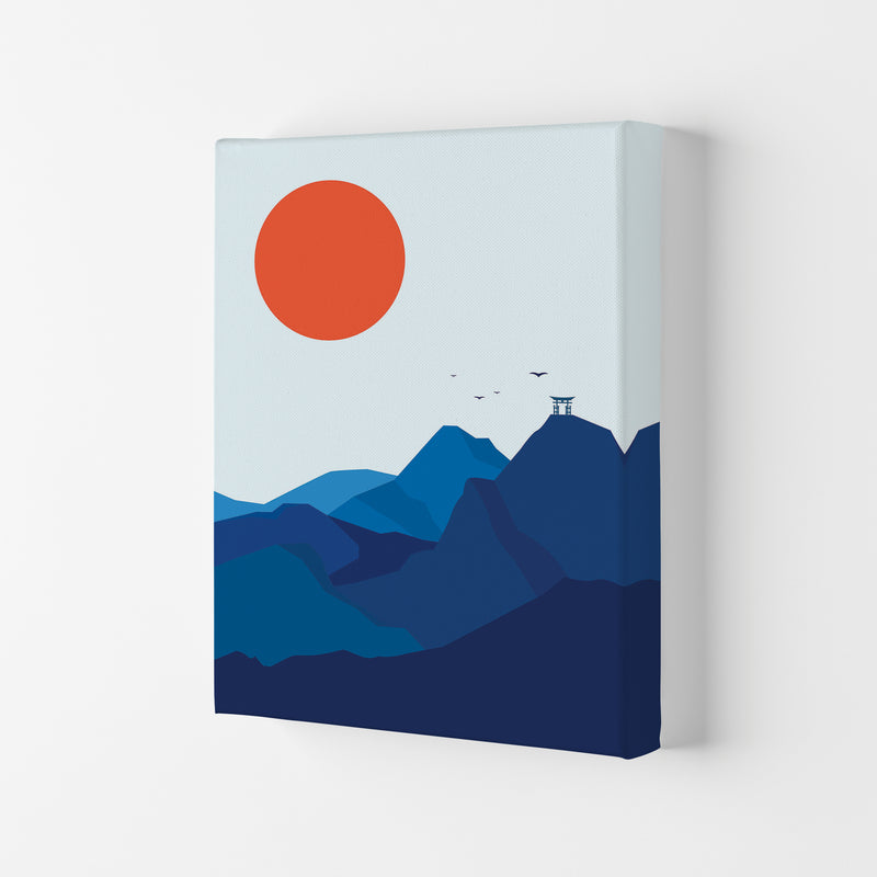 Japanese Mountain Sunrise Art Print by Jason Stanley Canvas