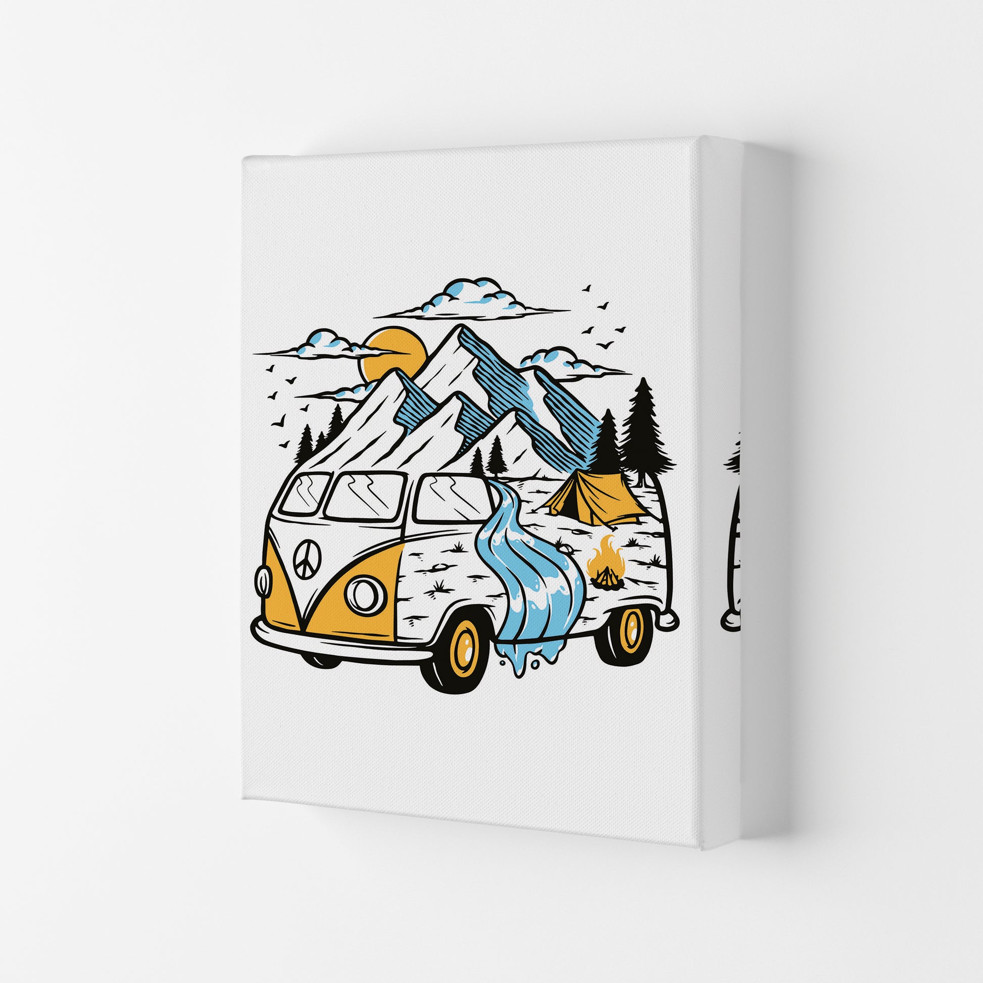 Home Is Where You Park It Art Print by Jason Stanley Canvas