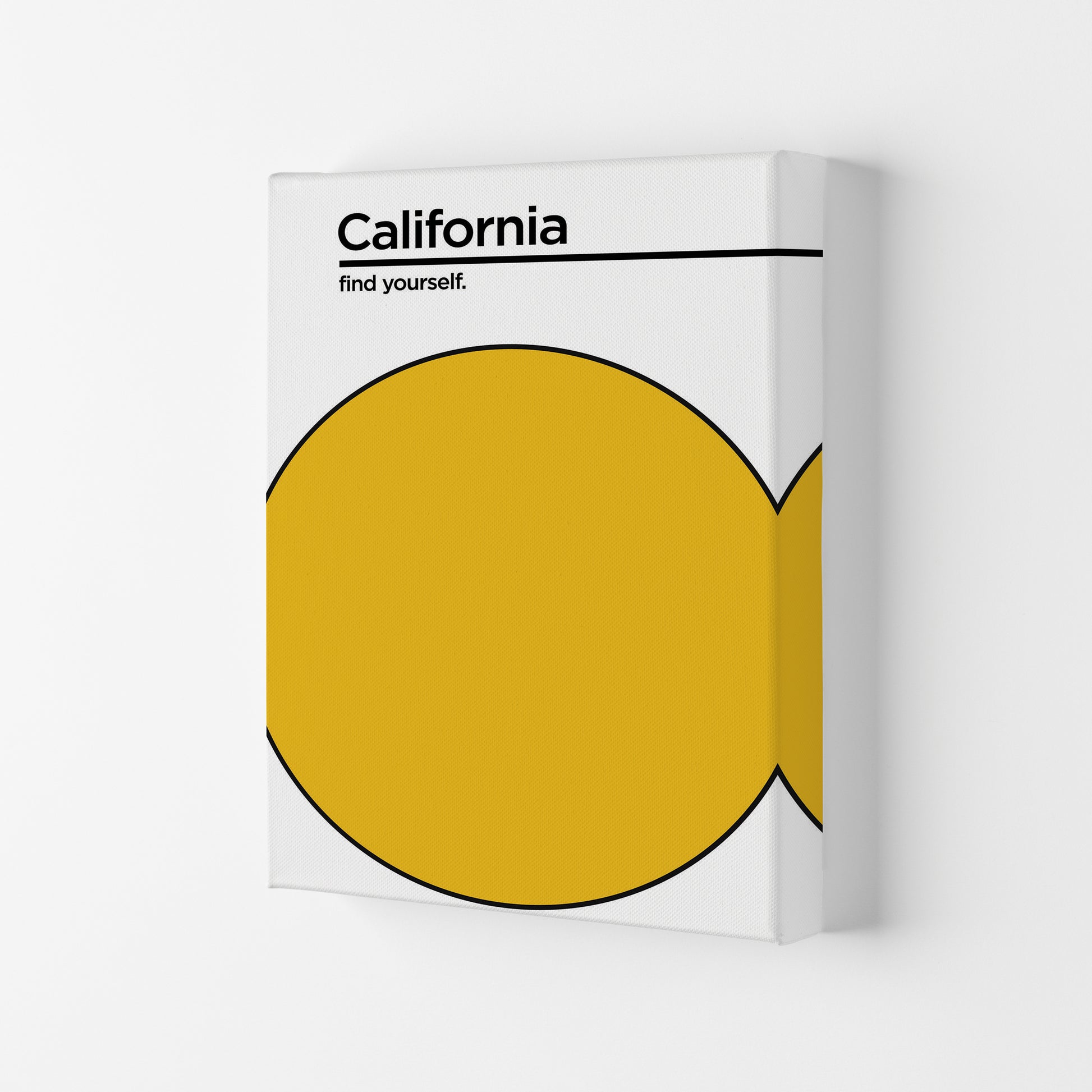 California Find Yourself Art Print by Jason Stanley Canvas