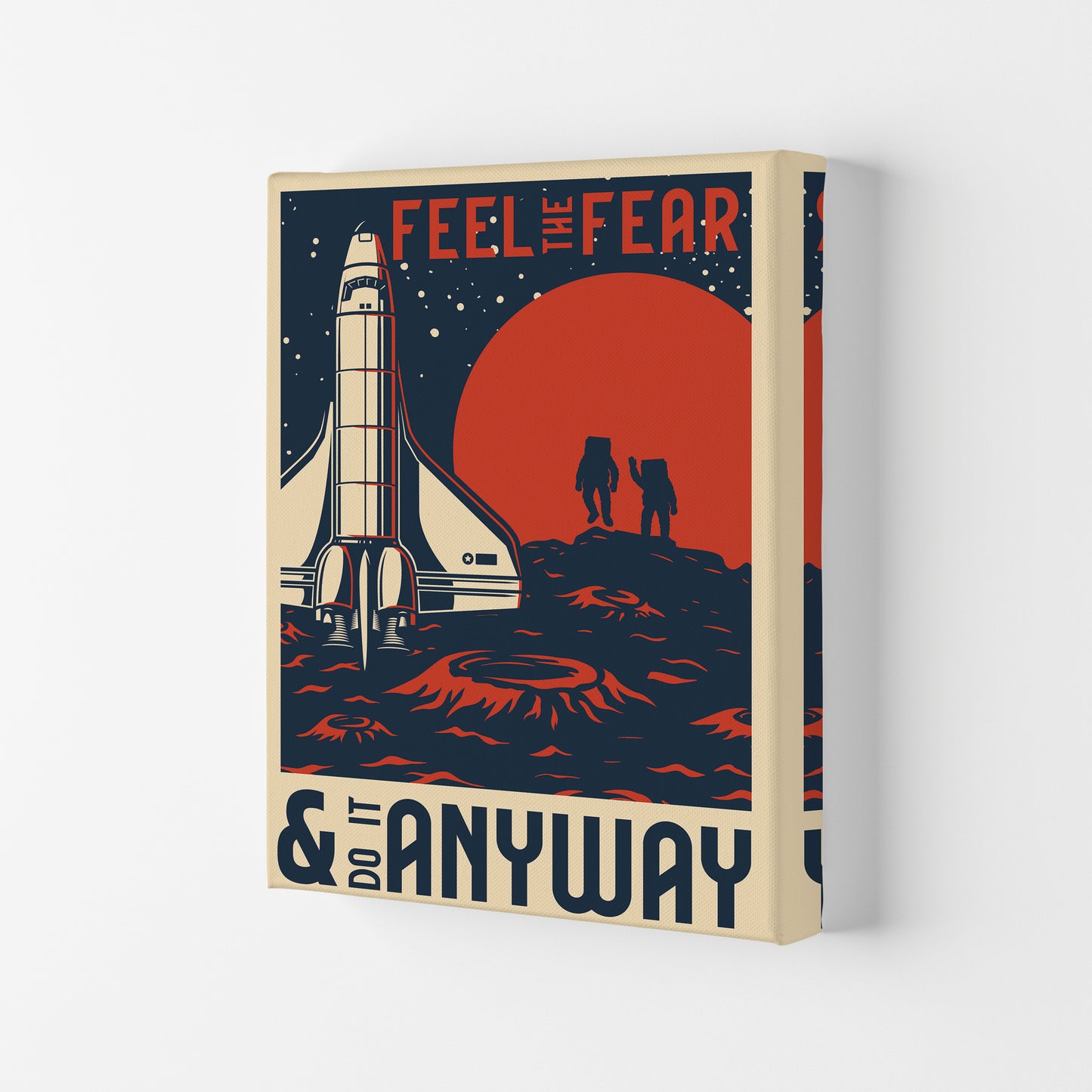 Outer Space Series - #17 Art Print by Jason Stanley Canvas
