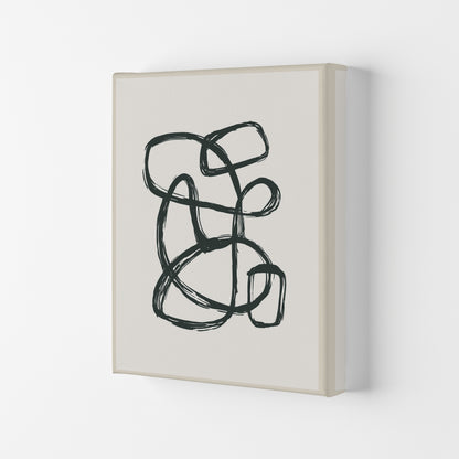Modern Abstract Shapes 1 Art Print by Jason Stanley Canvas
