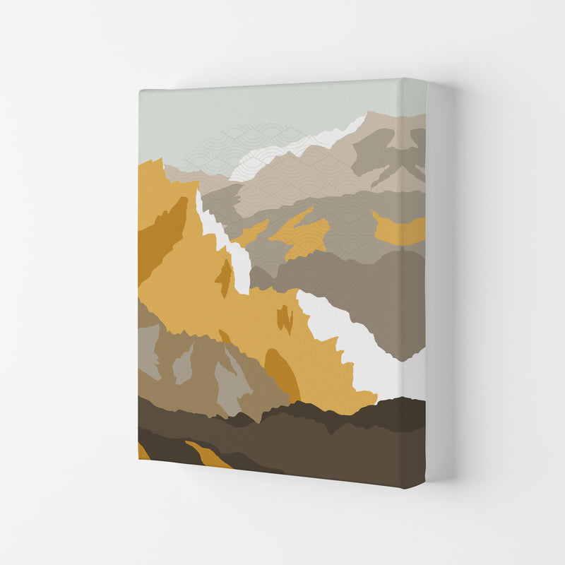 Japanese Mountain Scene Art Print by Jason Stanley Canvas