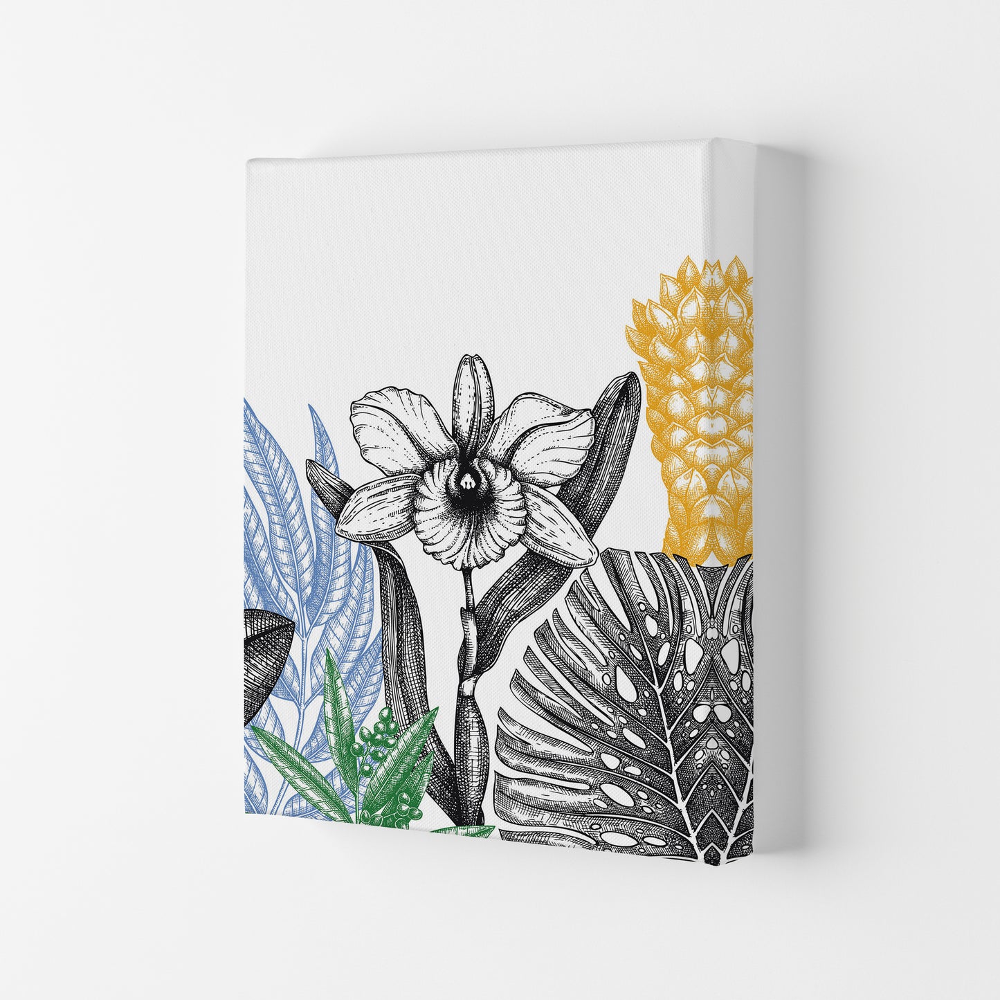Minimalist Flower Vibes Art Print by Jason Stanley Canvas