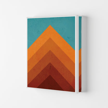 Orange Peak Mountain Art Print by Jason Stanley Canvas