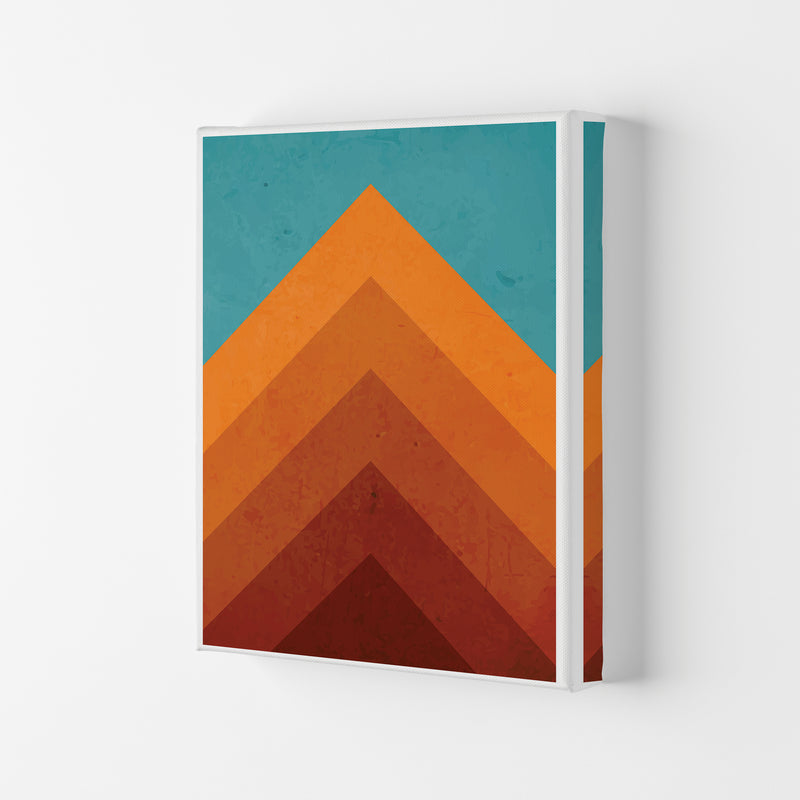 Orange Peak Mountain Art Print by Jason Stanley Canvas