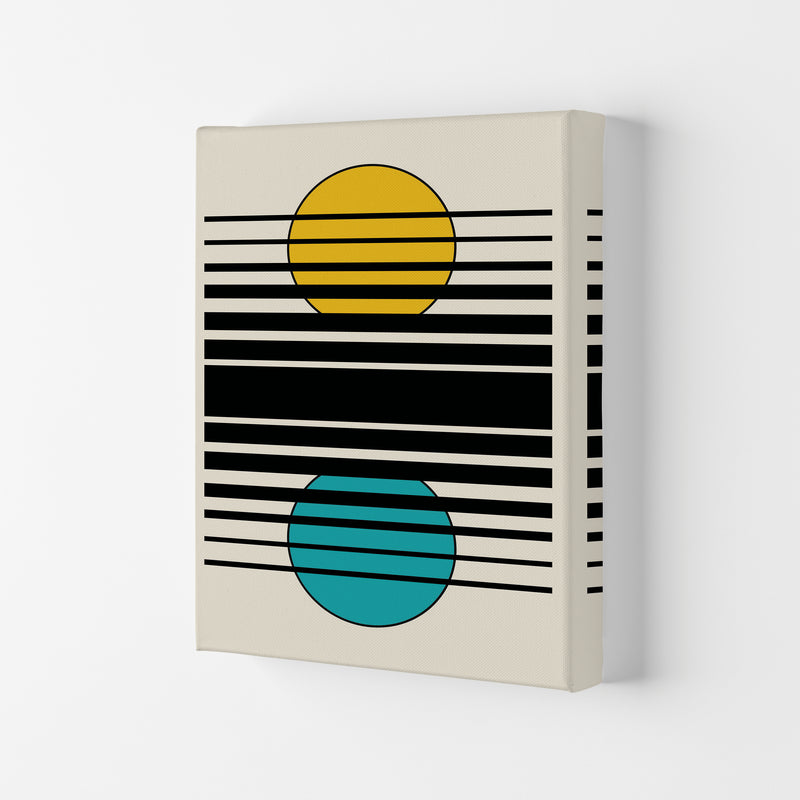 Geometric Suns III Art Print by Jason Stanley Canvas
