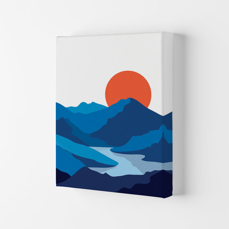 Japanese Mountain Art Print by Jason Stanley Canvas
