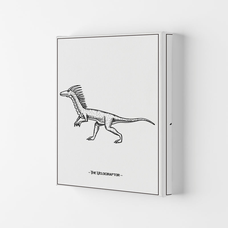 The Velociraptor Art Print by Jason Stanley Canvas