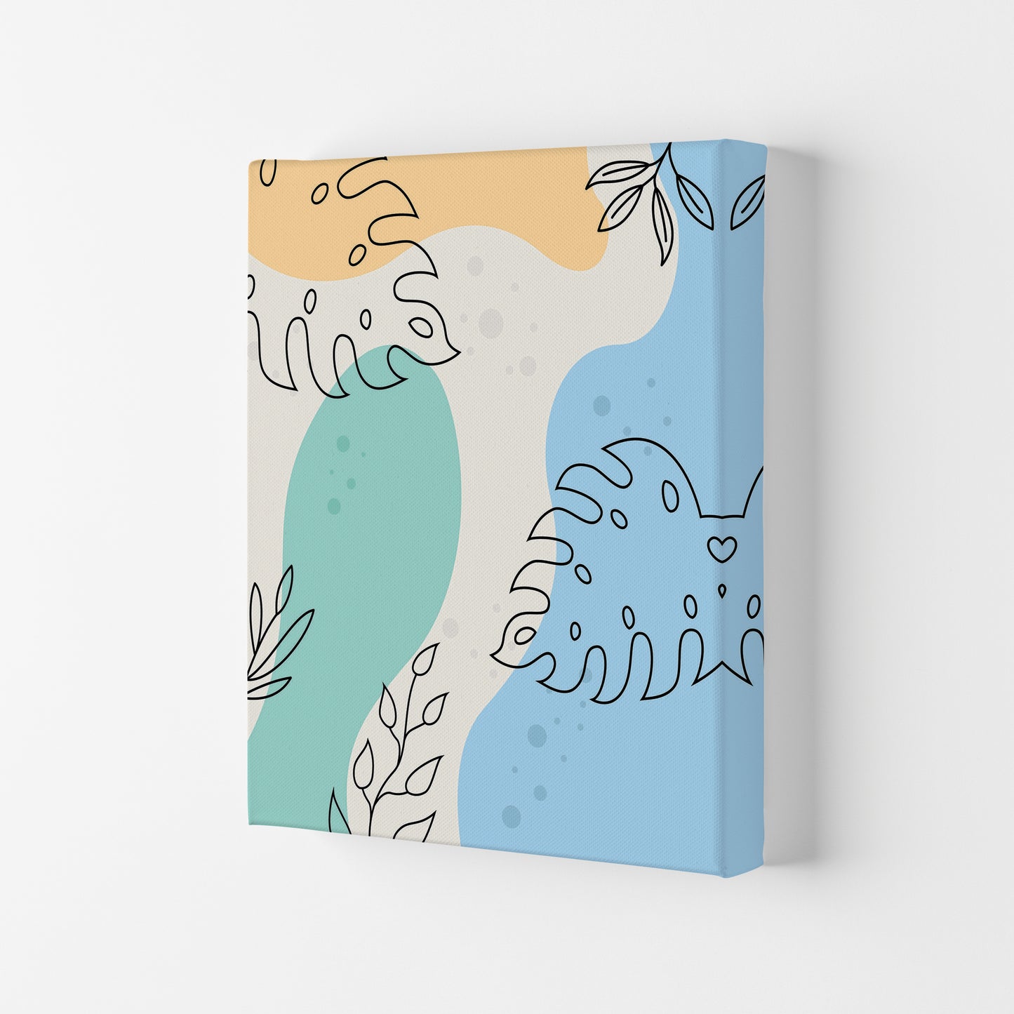 Abstract Leaves I Art Print by Jason Stanley Canvas