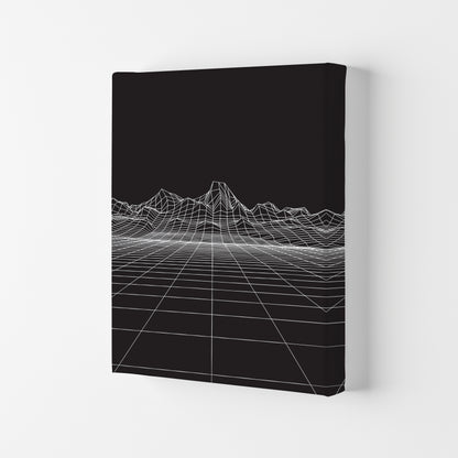 Line Mountains #2 Art Print by Jason Stanley Canvas