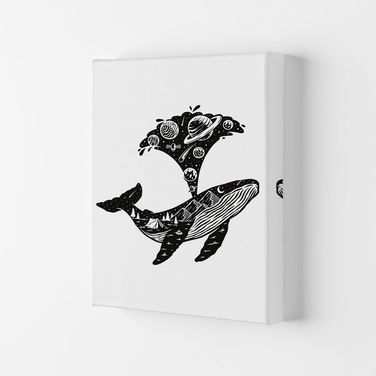 Humpback Universe Art Print by Jason Stanley Canvas