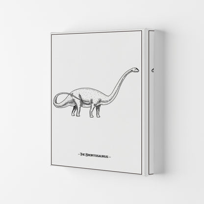 The Brontosaurus Art Print by Jason Stanley Canvas