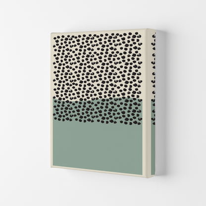 Green Midcentury Art Print by Jason Stanley Canvas