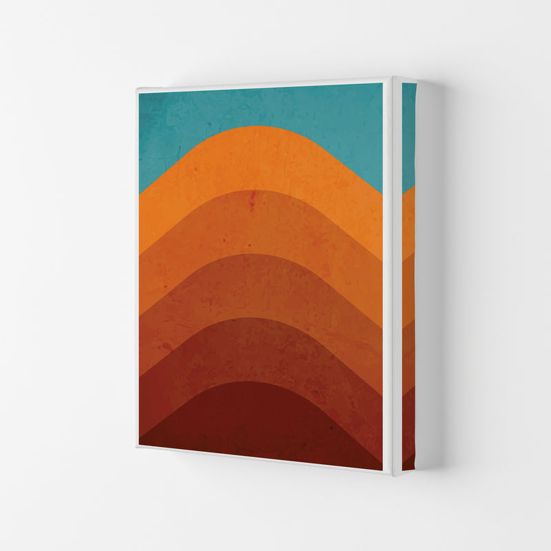 Orange Mountain Art Print by Jason Stanley Canvas