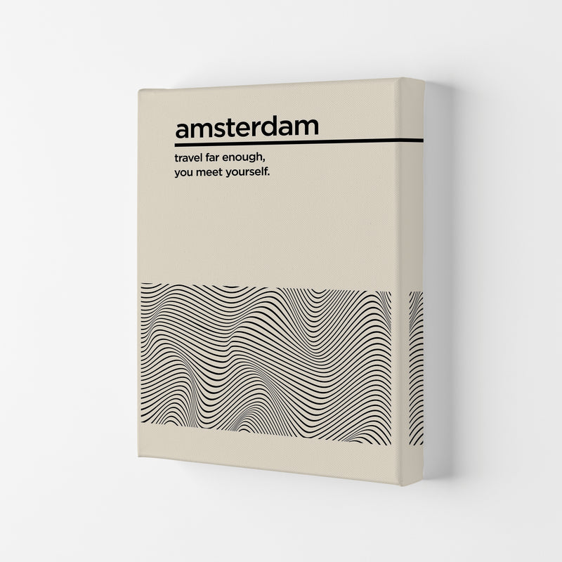 Amsterdam Travel Art Print by Jason Stanley Canvas