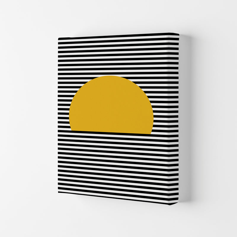 Sunset Line Art Art Print by Jason Stanley Canvas