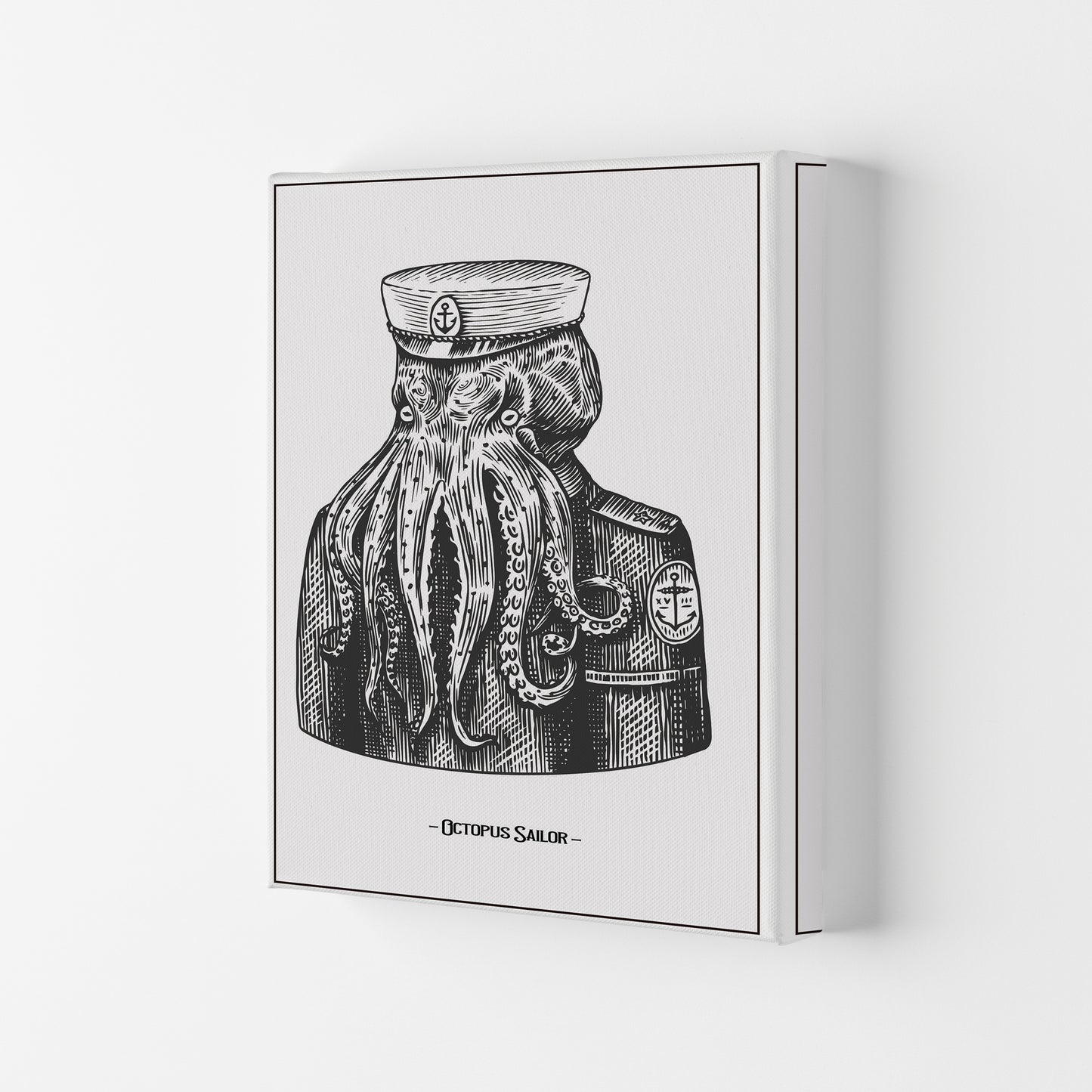 Octopus Sailor Art Print by Jason Stanley Canvas