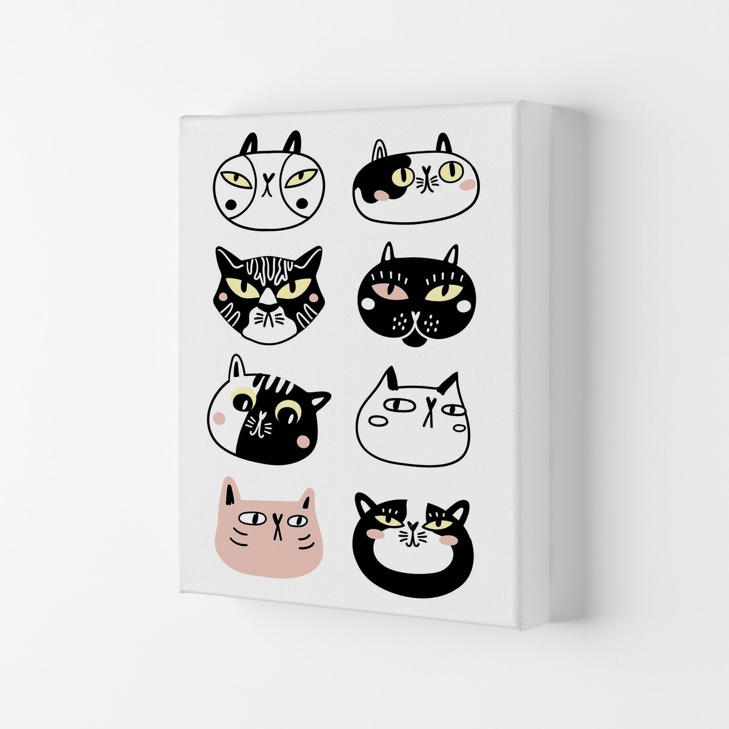 Crazy Cat Lady Art Print by Jason Stanley Canvas