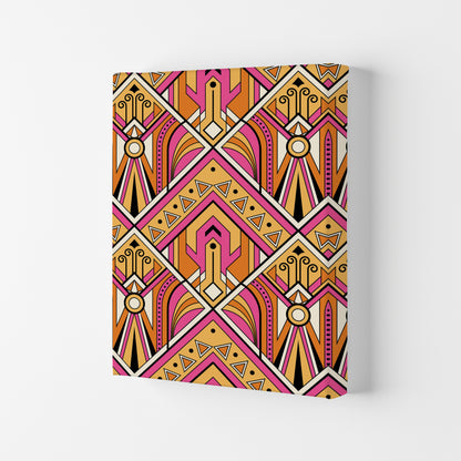 Pink Patterns Art Print by Jason Stanley Canvas