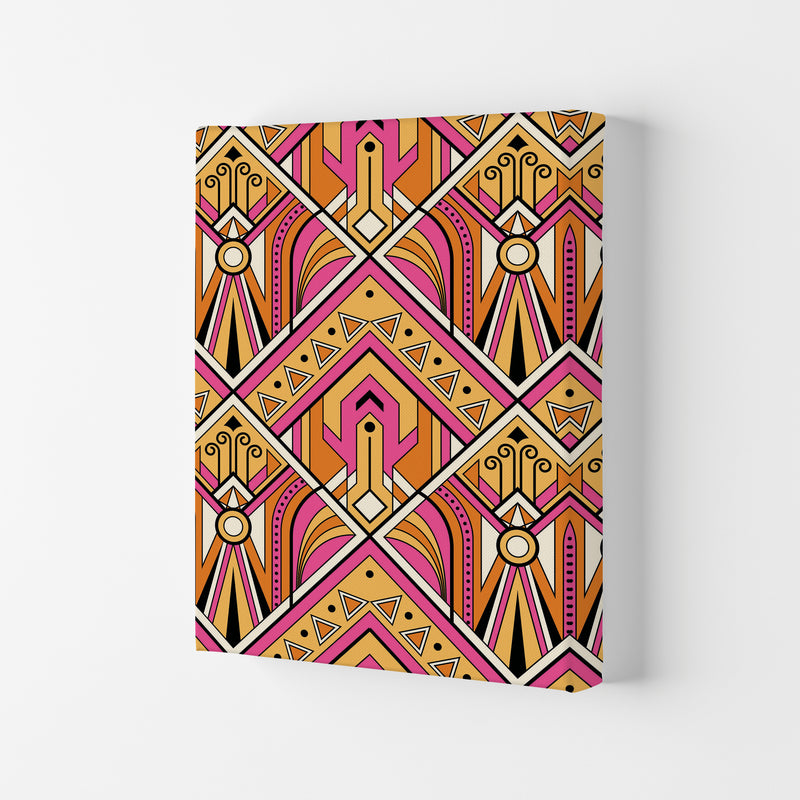 Pink Patterns Art Print by Jason Stanley Canvas