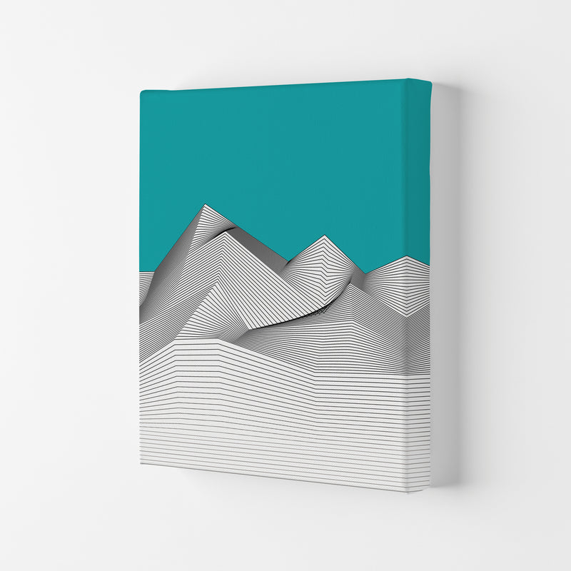 Blue Mountain Art Print by Jason Stanley Canvas